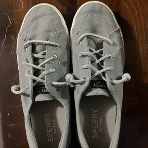 Women’s grey Sperry sneakers